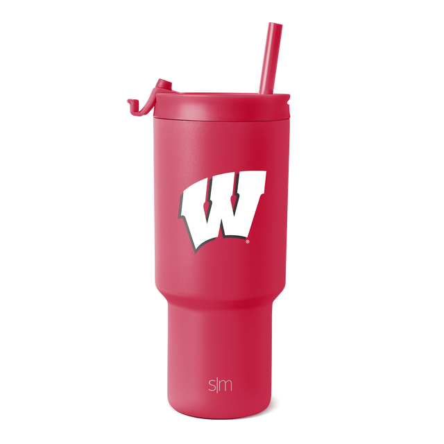 Hot pink tumbler with matching lid and straw, white accents, featuring a sleek cylindrical design ideal for beverages and hydration on-the-go. Hot pink tumbler with matching lid and straw, white accents, featuring a sleek cylindrical design ideal for beverages and hydration on-the-go.