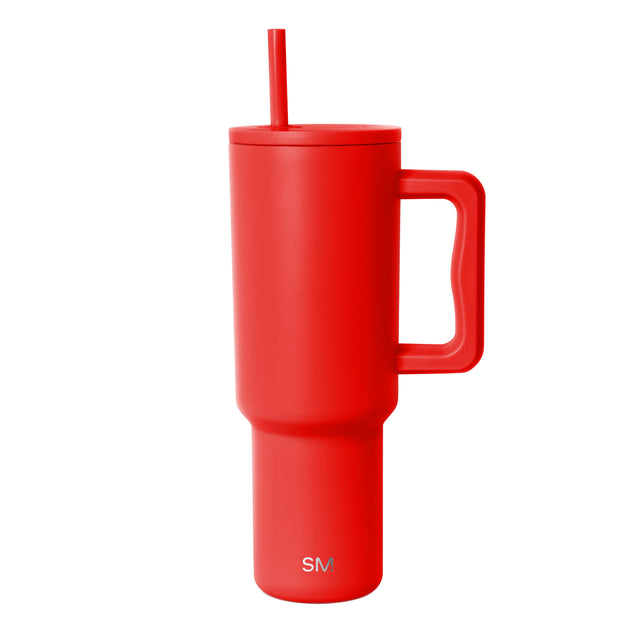 Bright red product on white background Bright red product on white background