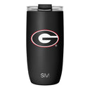 Collegiate Voyager Tumbler with Clear Flip Lid & Straw